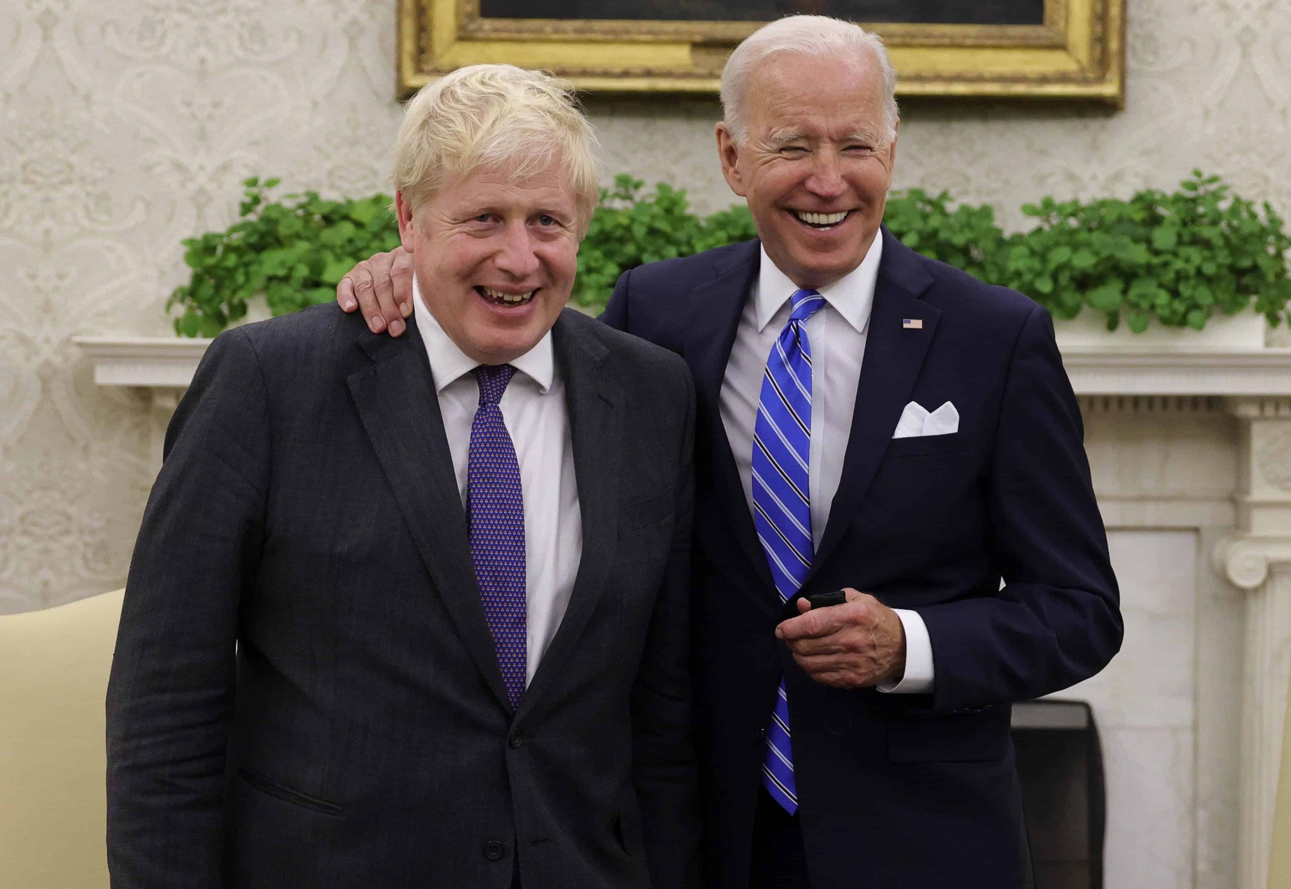 prime minister boris johnson visits washington dc