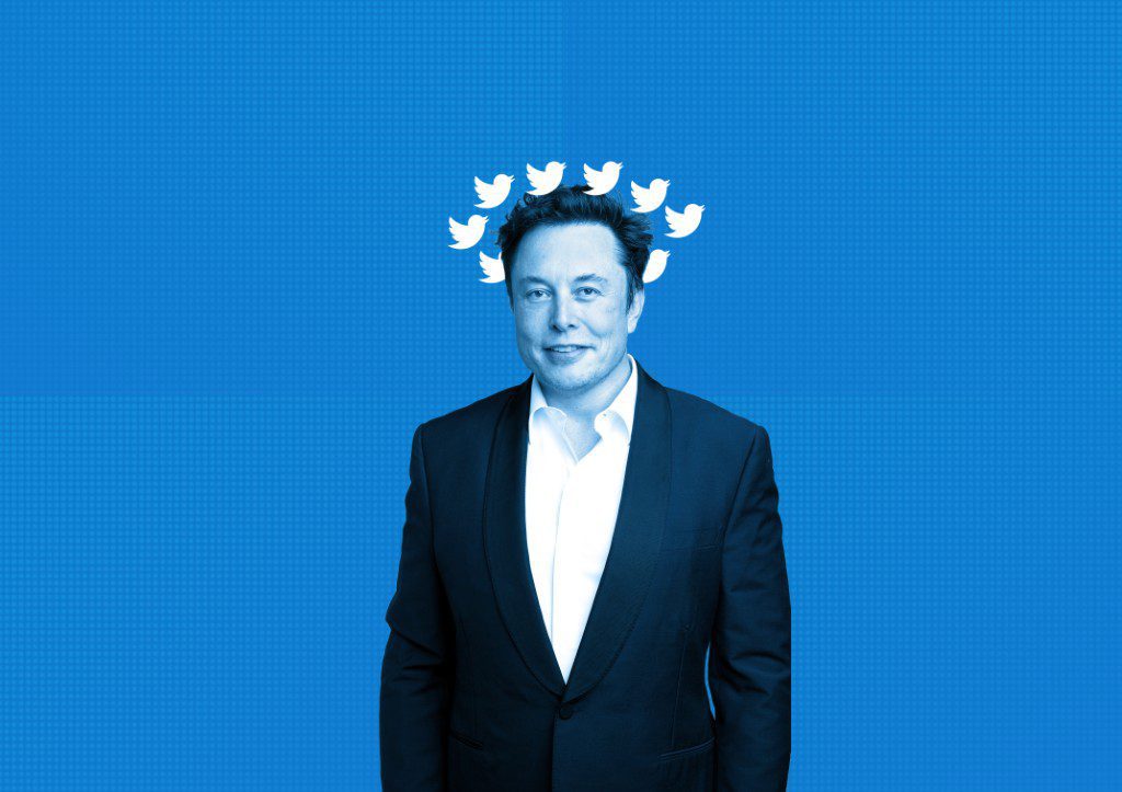 france elon musk twitter illustration