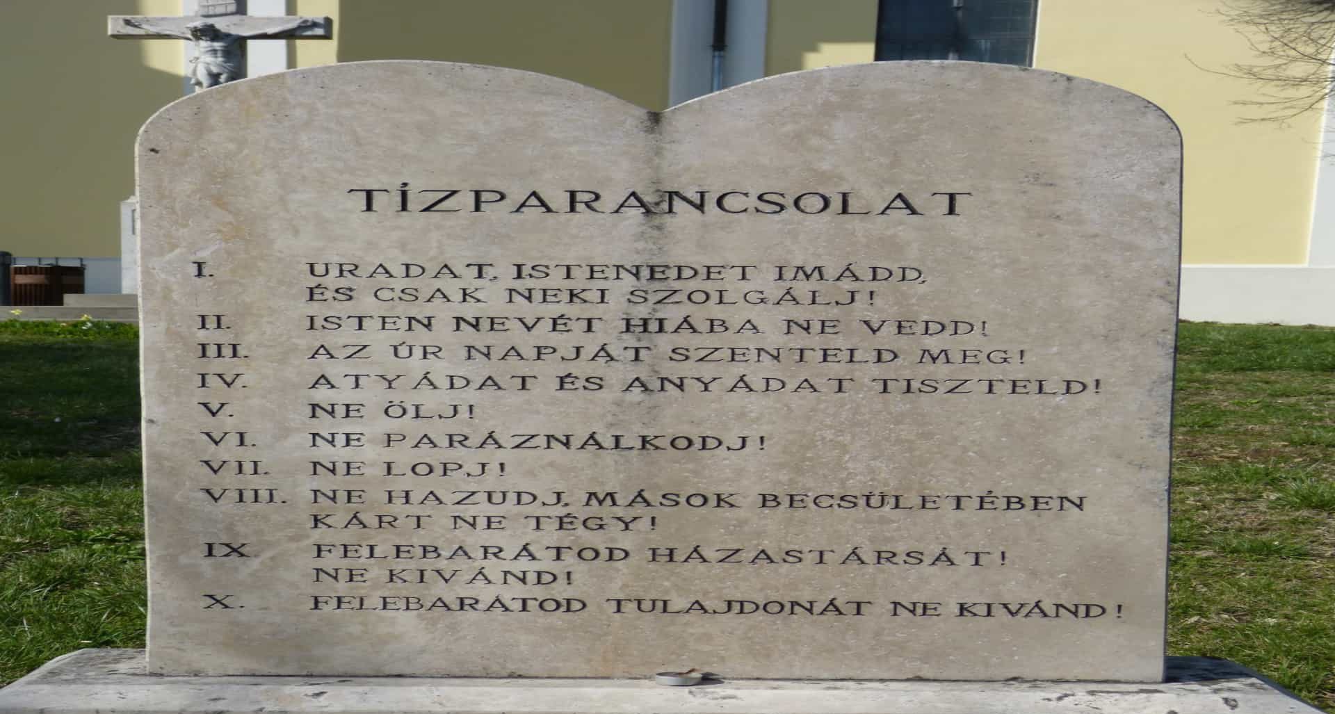 tízparancsolat